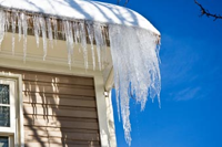 Ice Dams on Roof